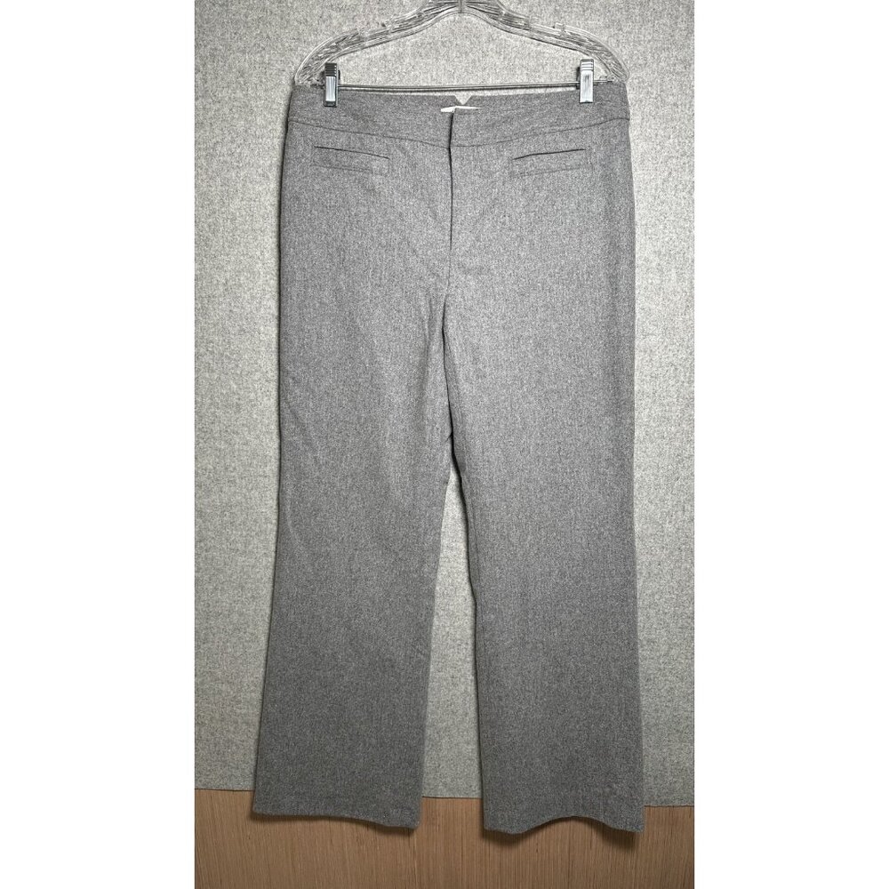 Banana Republic 10 Womens Pants Harrison Light Gray Cashmere‎ Stretch Y2K 2004